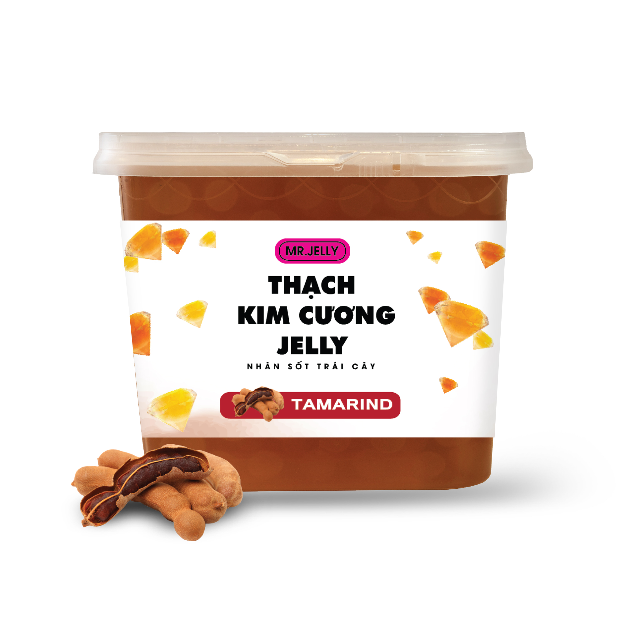 Thạch Kim Cương Jelly Nhân Me Muối Ớt
