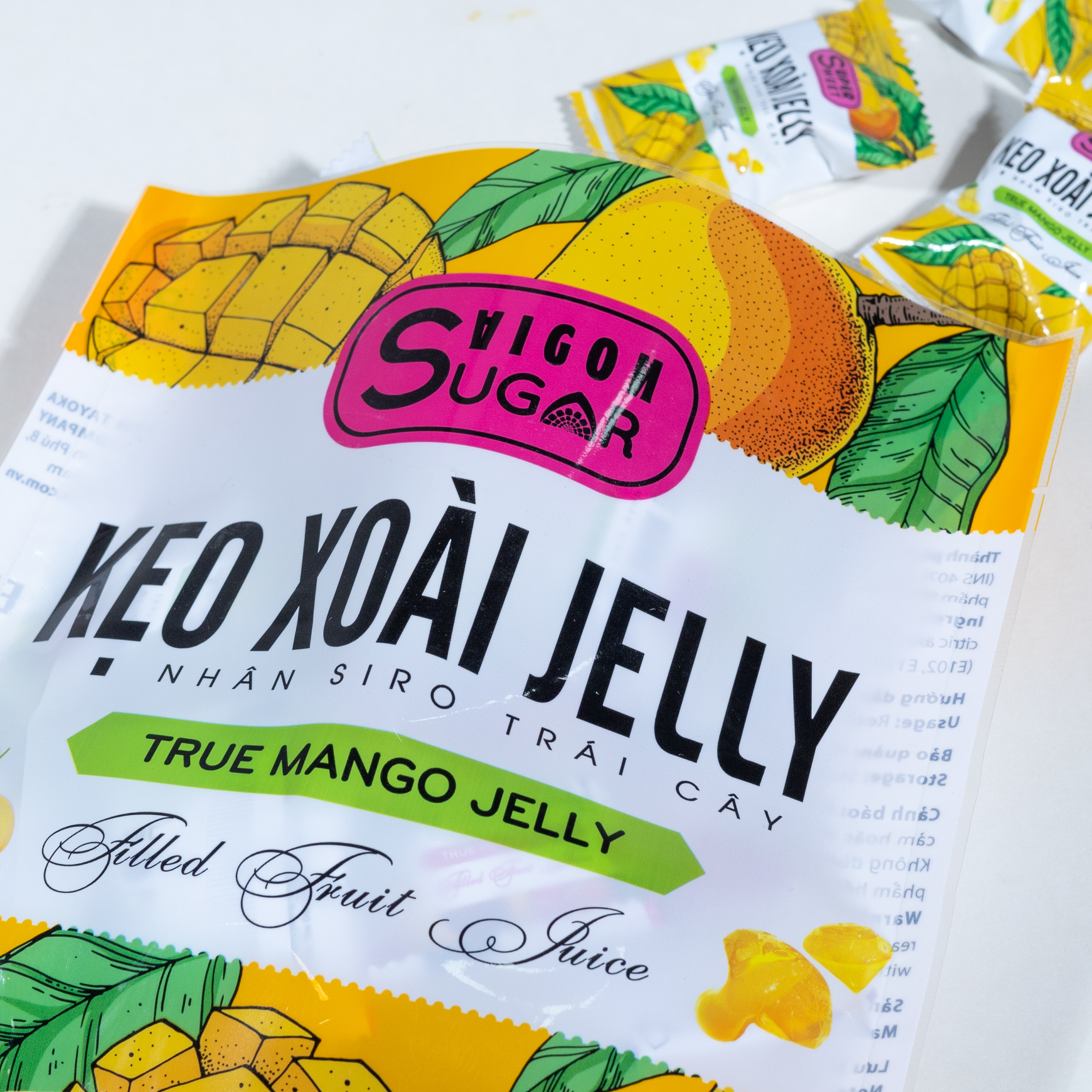 Kẹo Cam Jelly Nhân Si Rô Trái Cây