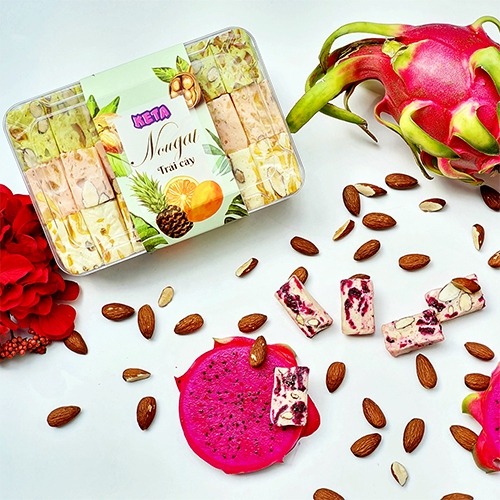 Kẹo trái cây NOUGAT  vị thanh long
