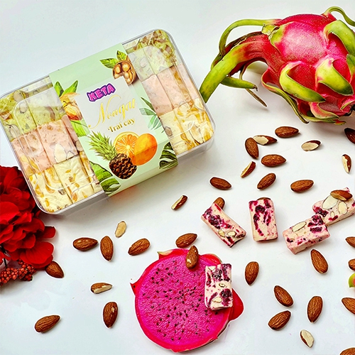 Kẹo trái cây NOUGAT  vị thanh long